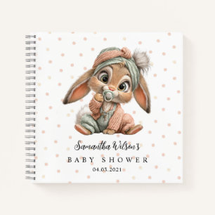 Livre d'or pour Baby Shower Lapin Mignon
