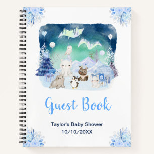 Livre d'or pour Baby Shower sur le thème des Anima