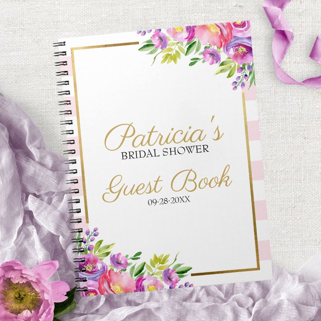 Livre d'or pour invitées de la douche de mariage f (Créateur téléchargé)