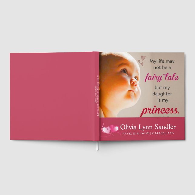 Livre d'or pour l'annonce d'une petite fille | Per (Complet)