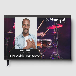 Livre d'or pour le service commémoratif batteur