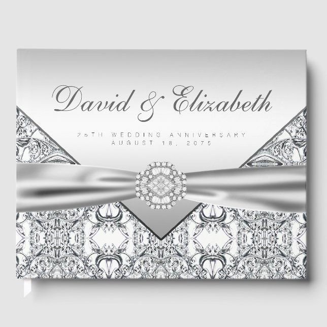 Livre d'or pour les 25 ans de mariage (Recto)