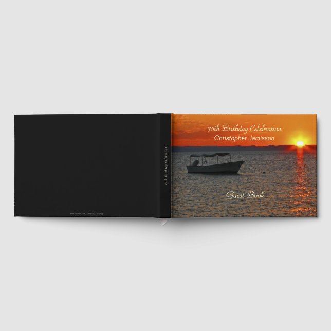 Livre d'or pour les 70 ans, bateau de pêche (Complet)