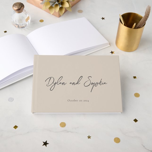 livre d'or pour mariage (Recto ouvert)