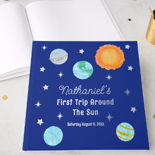 Livre D'or Premier voyage autour du soleil garçon élégant pou