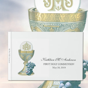 Livre D'or Première Communion Sainte Eucharistie