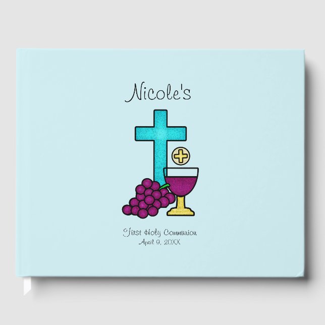 Livre D'or Première sainte communion (Recto)