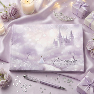 Livre D'or Princesse de Conte de Fées Quinceanera Lavande ID1