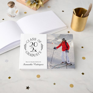 Livre D'or Promotion 2026 Photo de promo Chic Motif Diplômé