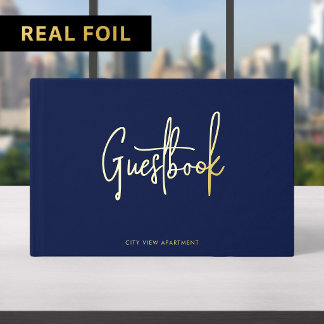 Livre D'or Propriété de couleur personnalisée Script moderne 