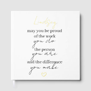 Livre D'or Puissiez-vous être fier du travail que vous faites