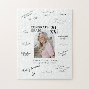 Livre d'or puzzle pour la remise des diplômes