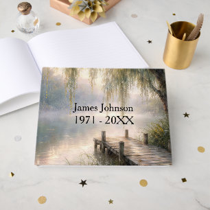 Livre D'or Quai du lac Misty Memorial avec saule