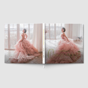 Livre D'or Quinceañera Précédent Photos Moderne Script tendan