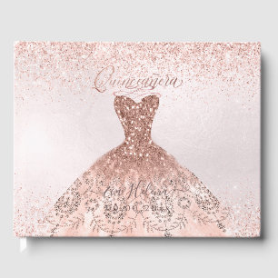 Livre D'or Quinceañera, Sparkle Gown, Or Rose