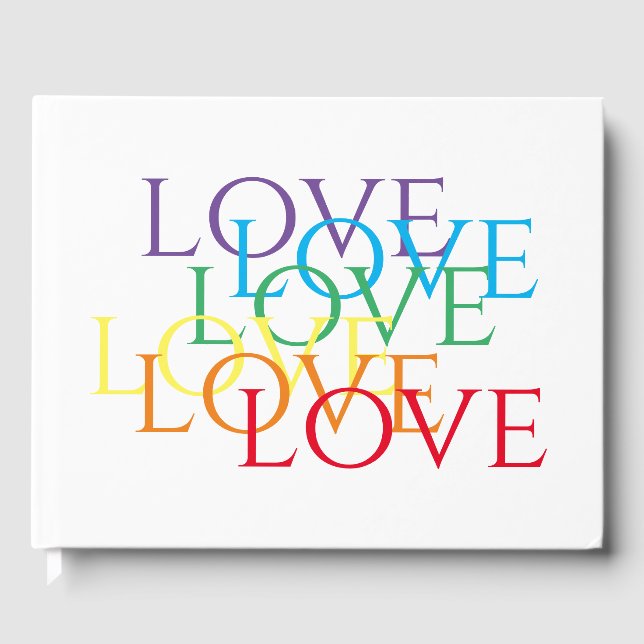 Livre D'or RAINBOW LOVE Guestbook (Recto)