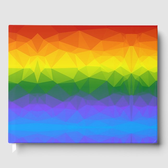 Livre D'or Rainbow Ombre Polygon (Recto)