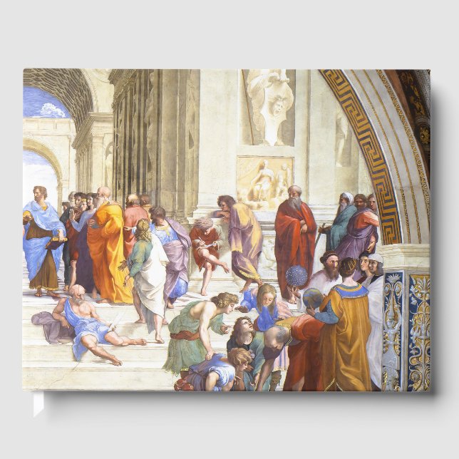 Livre D'or Raphaël L'École d'Athènes Art de la Renaissance (Recto)
