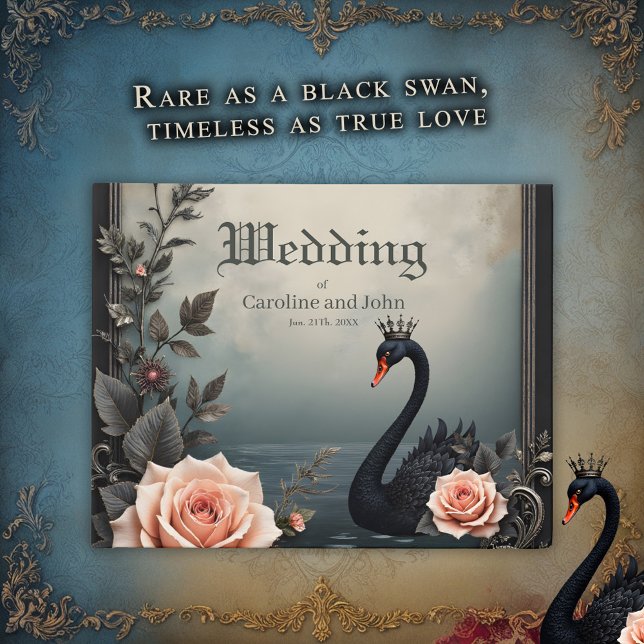Livre D'or Rare as a black swan, timeless as true love.  (Créateur téléchargé)