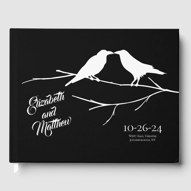 Livre D'or Ravens Mariage gothique (Recto)