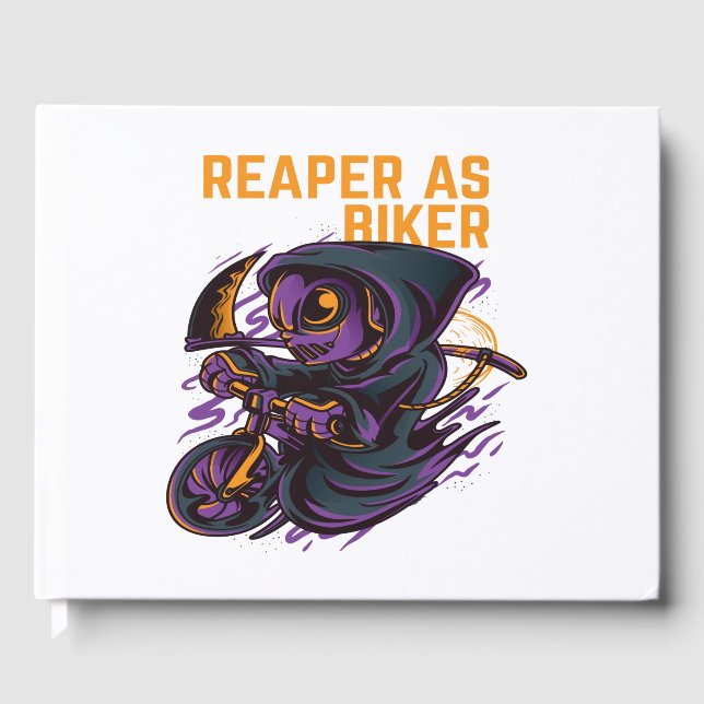 LIVRE D'OR REAPER AS BIKER (Recto)