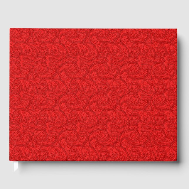 Livre D'or Red Paisley (Recto)