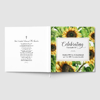 Livre D'or Registre des invités de la célébration de la vie e