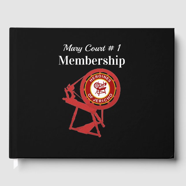 Livre D'or Registre des membres du MJ (Recto)