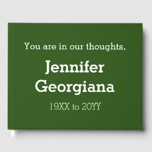 Livre d'or Respectable & Simple Memorial