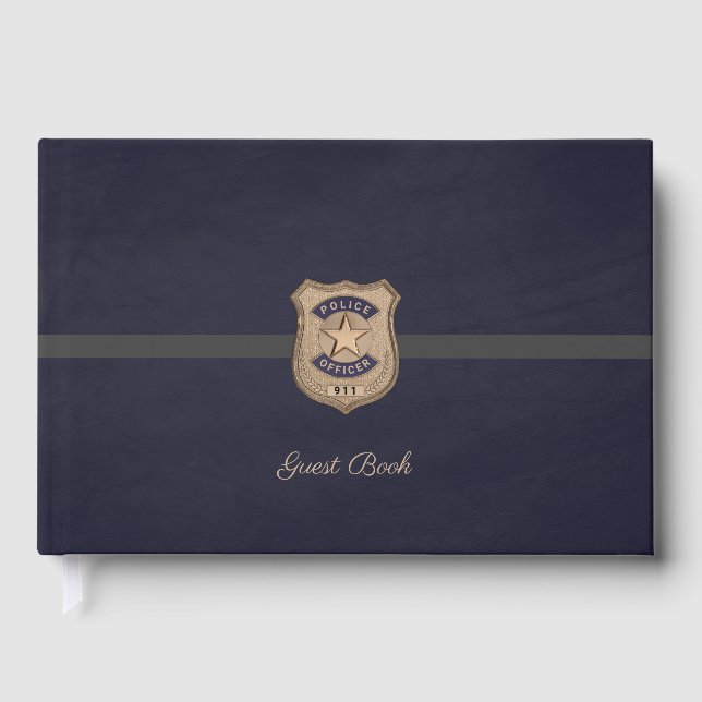 Livre D'or Retraite d'agent de police (Recto)
