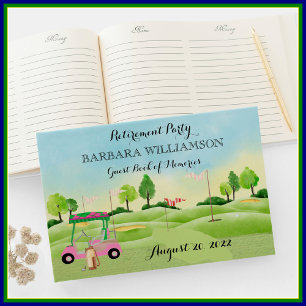 Livre D'or Retraite Party Golf Connexion