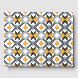 Livre D'or Retro Angles Abstract Geometric Pattern