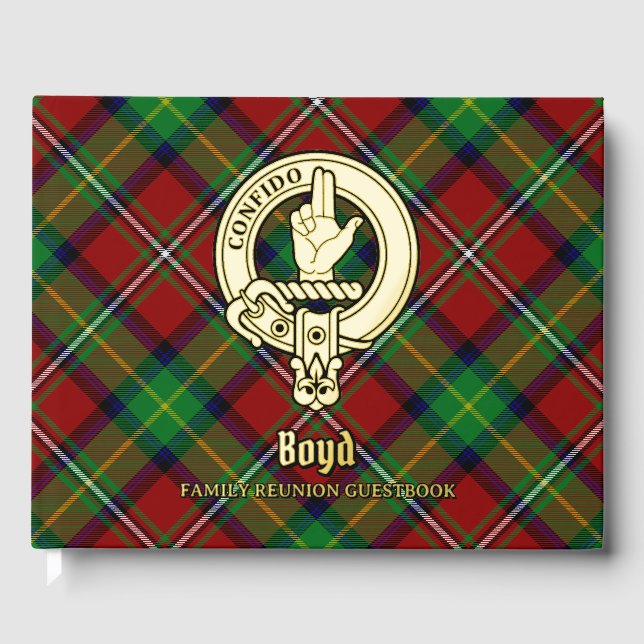 Livre D'or Réunion de la famille Boyd (Recto)