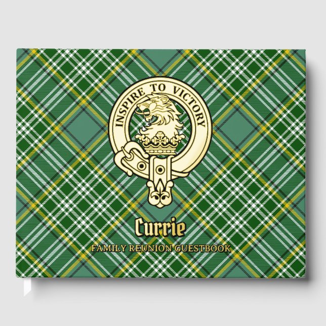 Livre D'or Réunion de la famille Currie (Recto)