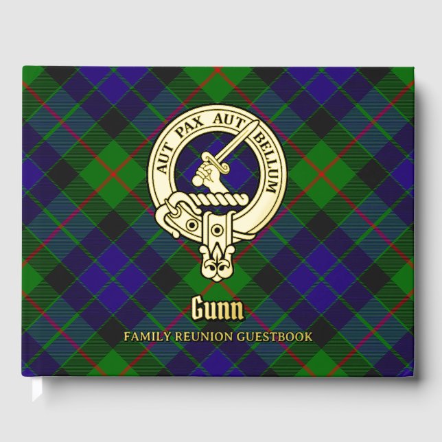 Livre D'or Réunion de la famille Gunn (Recto)