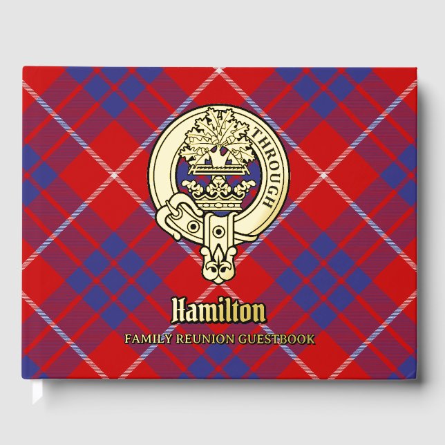 Livre D'or Réunion de la famille Hamilton (Recto)