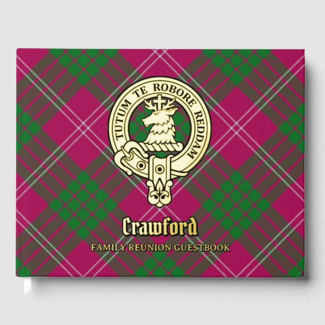 Livre D'or Réunion familiale de Crawford (Recto)