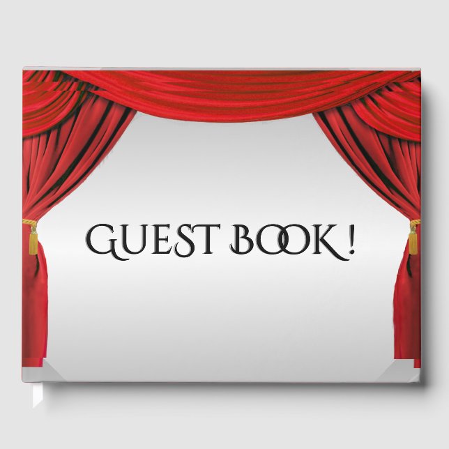 Livre D'or Rideau de scène Thème Théâtre (Recto)