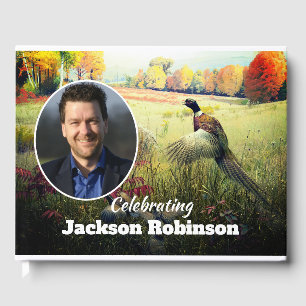 Livre D'or Ring Necked Pheasster Rooster Memorial
