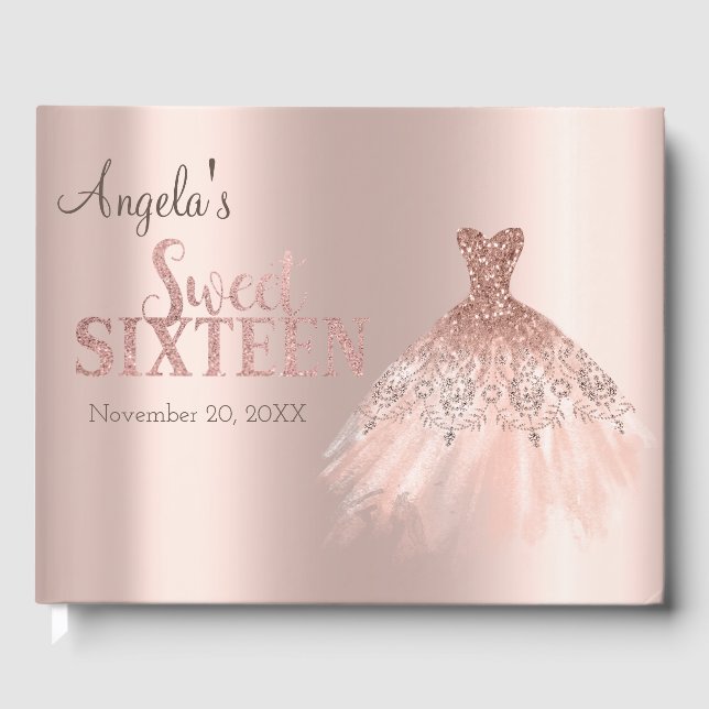 Livre D'or Robe chic Rose Or Sucré 16   (Recto)