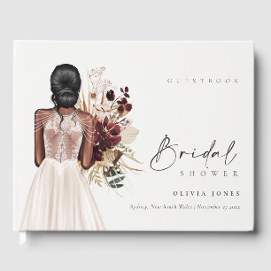 Livre D'or Robe de mariée blanche élégante Boho pour la douch