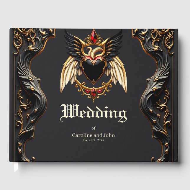 Livre D'or Romance gothique, dans les ombres de l'amour (Recto)