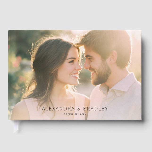 Livre D'or Romantic Warm Photo (Recto)