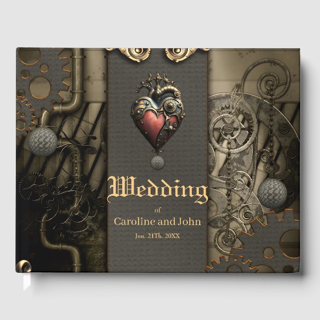 Livre D'or Romantisme dans les roues et les tubes l'âme steam (Recto)