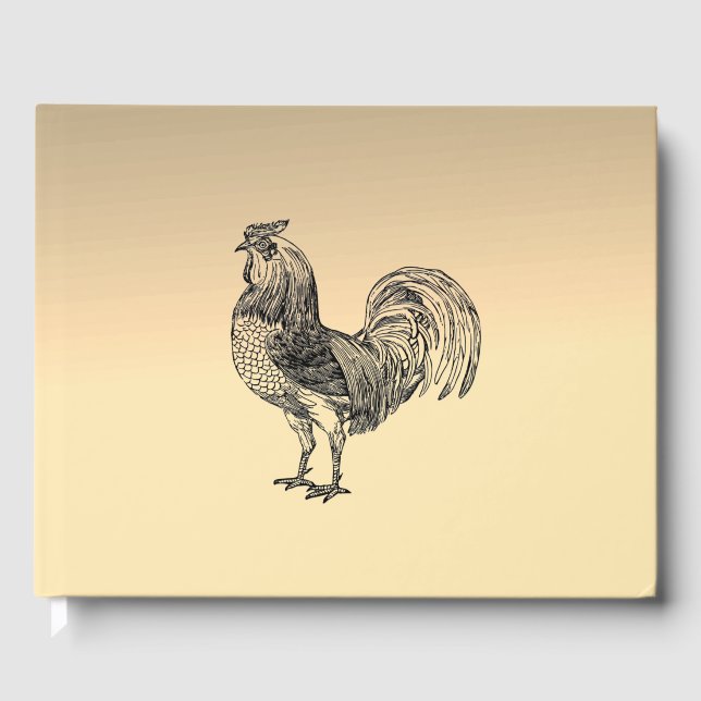Livre D'or Rooster rustique (Recto)