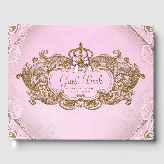 Livre d'or Rose Gold Princess (Recto)