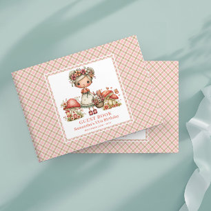 Livre d'or Rose Pâle pour un Anniversaire Fantaisi