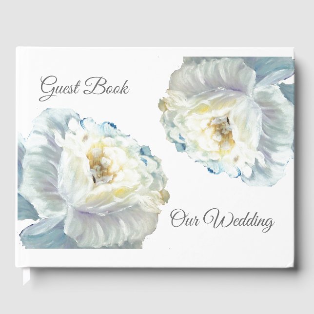 Livre D'or Roses blanches (Recto)