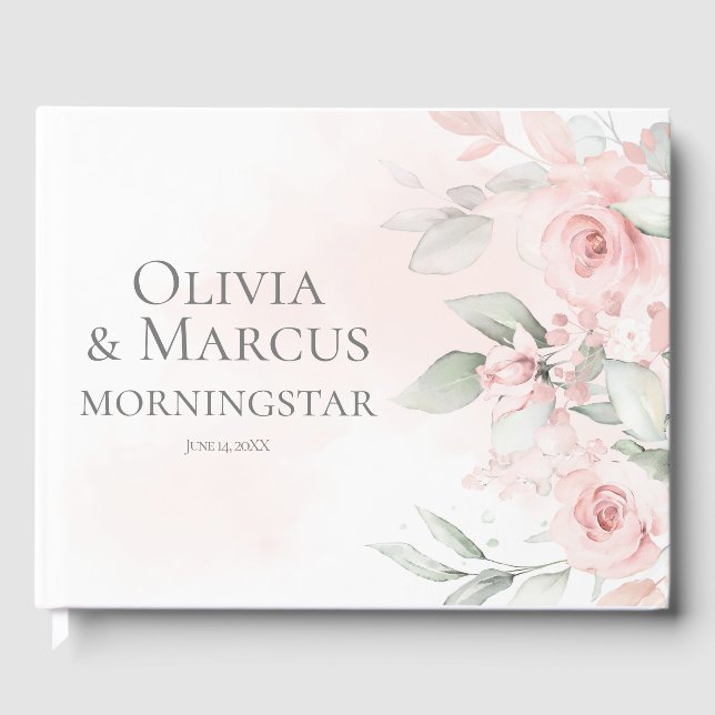 Livre d'or | Roses de chalet rose printemps (Recto)