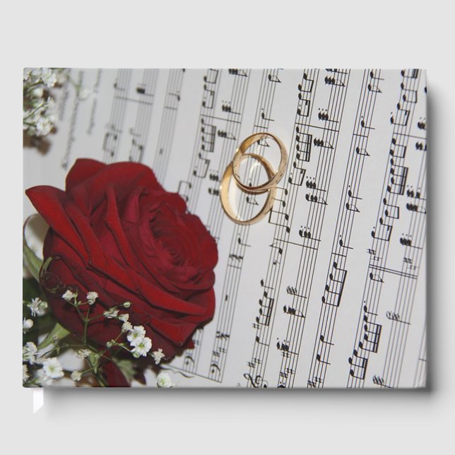 Livre D'or Roses rouges (Recto)